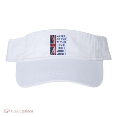 Funny British Flag Cockney Accent Days Of The Week London Visor
