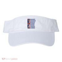 Funny British Flag Cockney Accent Days Of The Week London Visor thumb 0