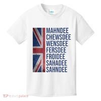 Funny British Flag Cockney Accent Days Of The Week London Kids T-Shirt thumb 0