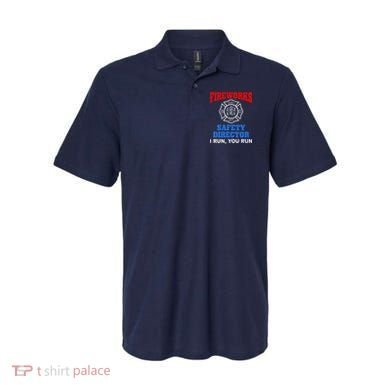 Funny Bang Firecracker Firework Safety Director I Run You Run Polo