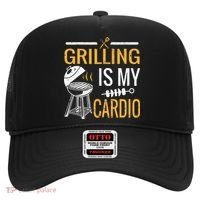 Funny BBQ Grill Chef Barbecue Grilling Is My Cardio Hat thumb 0