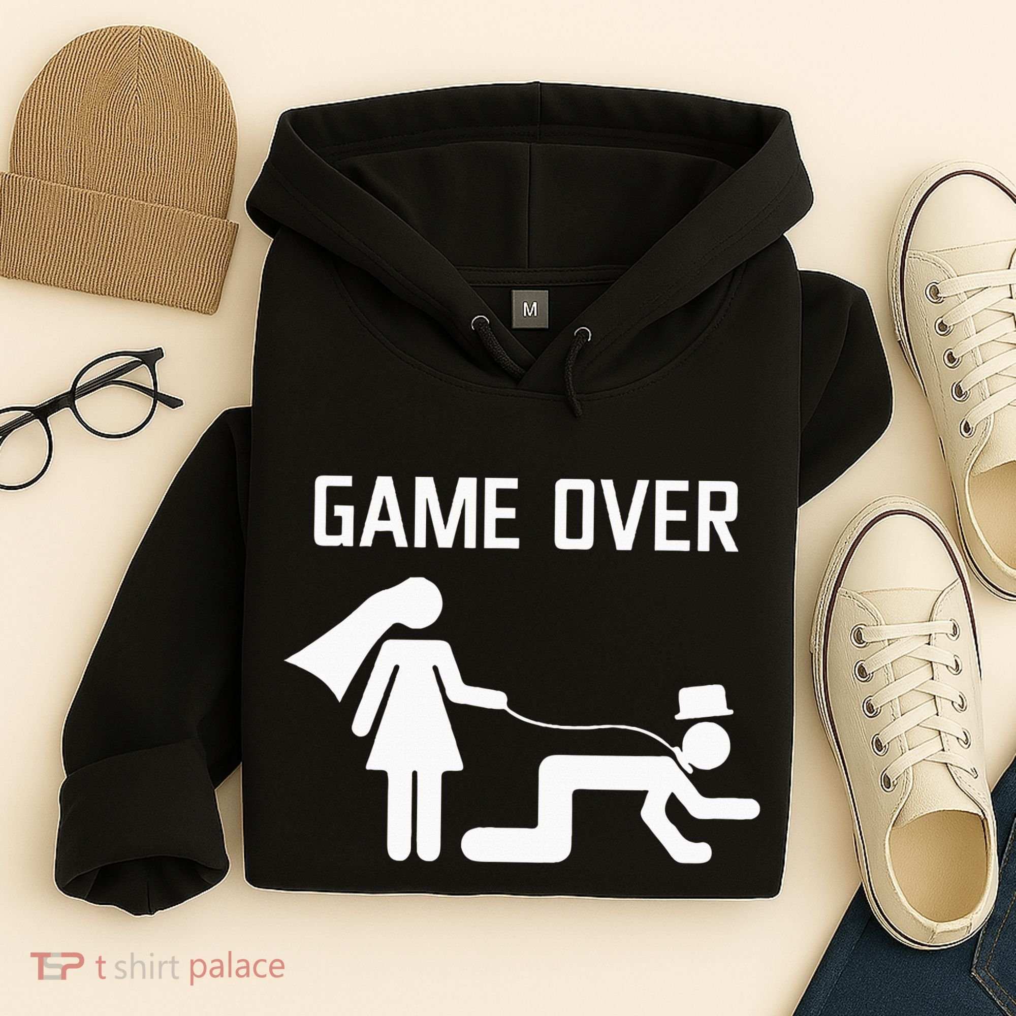 Funny Bride Groom Wedding Bachelor Bachelorette Party Hoodie