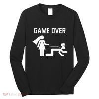Funny Bride Groom Wedding Bachelor Bachelorette Party Long Sleeve Shirt thumb 0