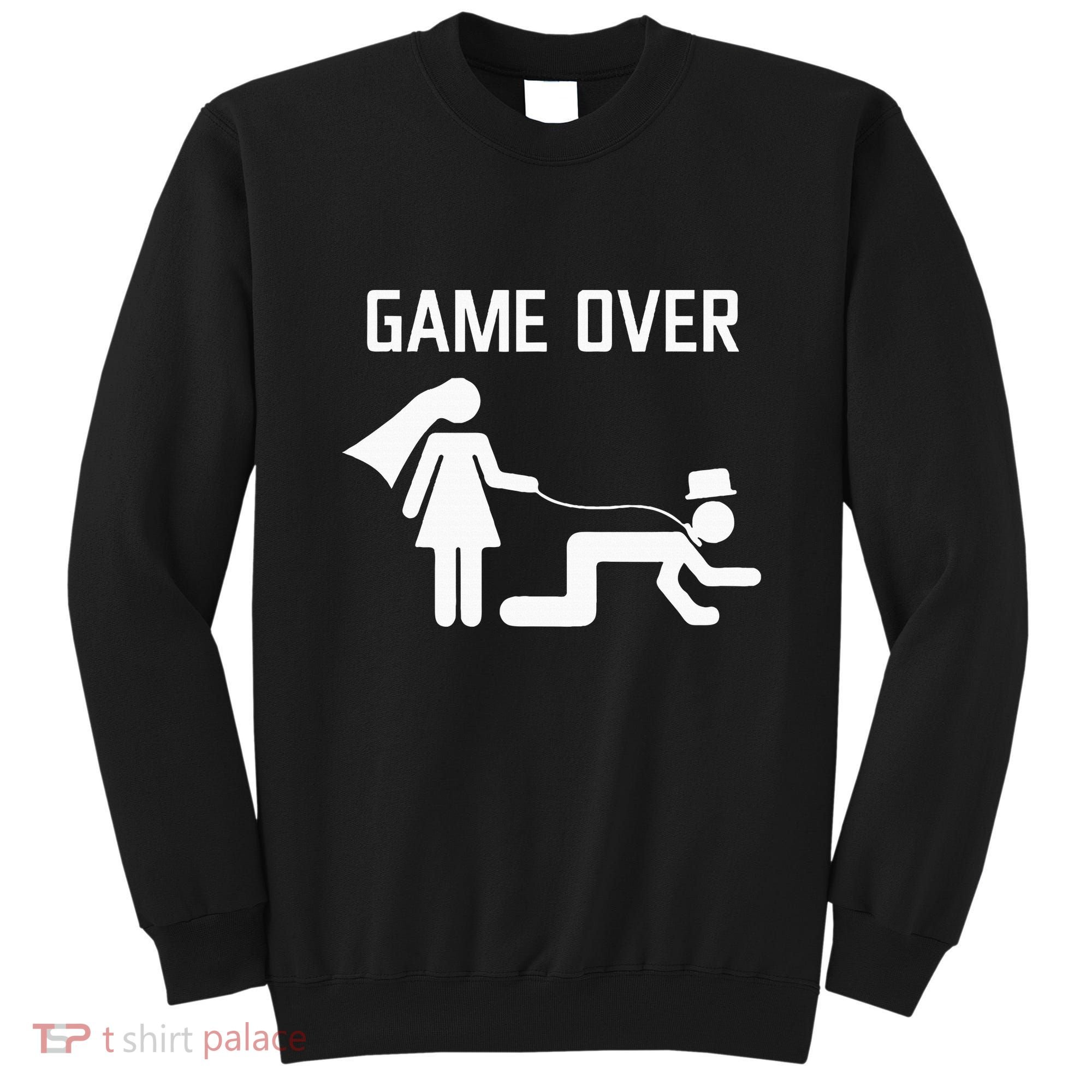 Funny Bride Groom Wedding Bachelor Bachelorette Party Sweatshirt