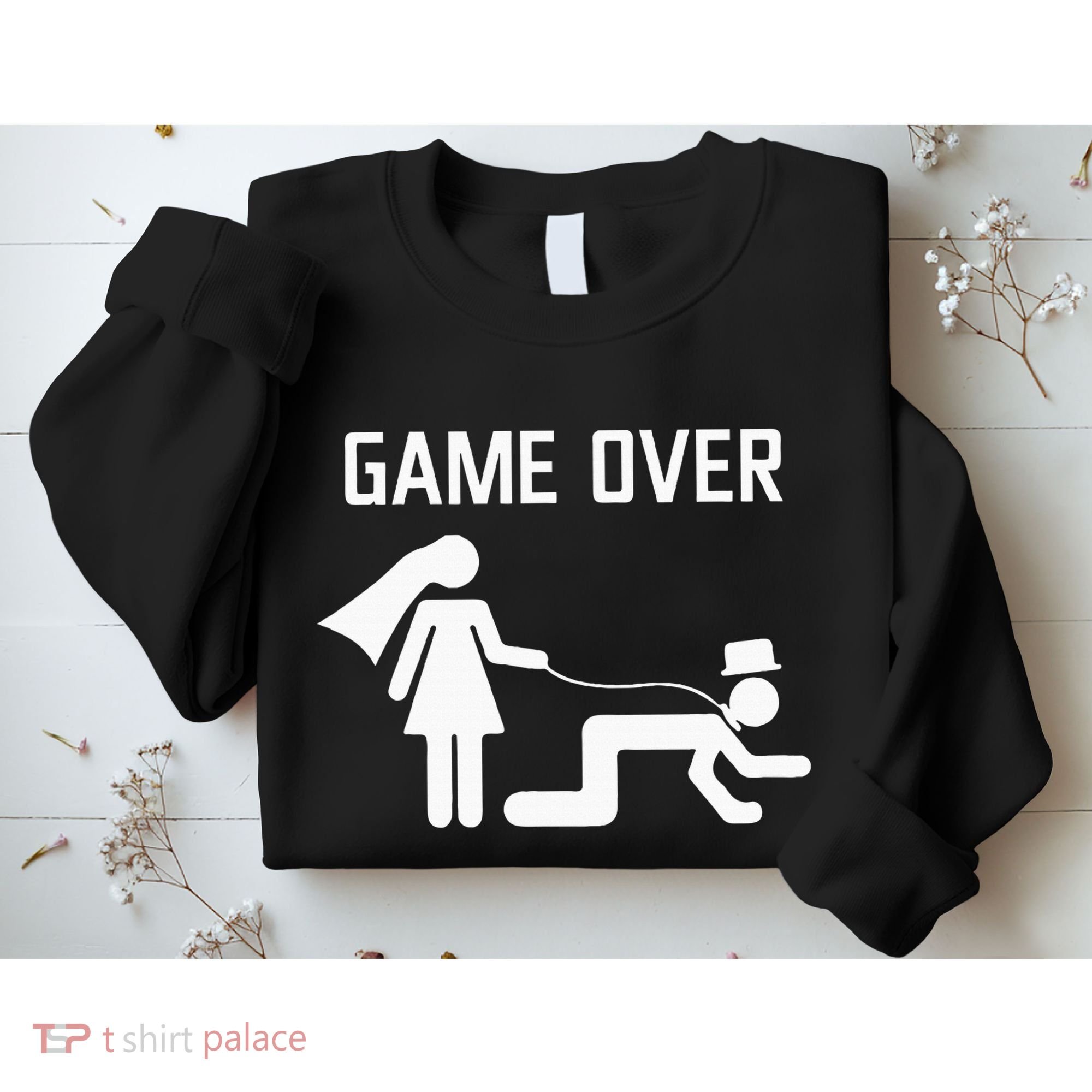 Funny Bride Groom Wedding Bachelor Bachelorette Party Sweatshirt