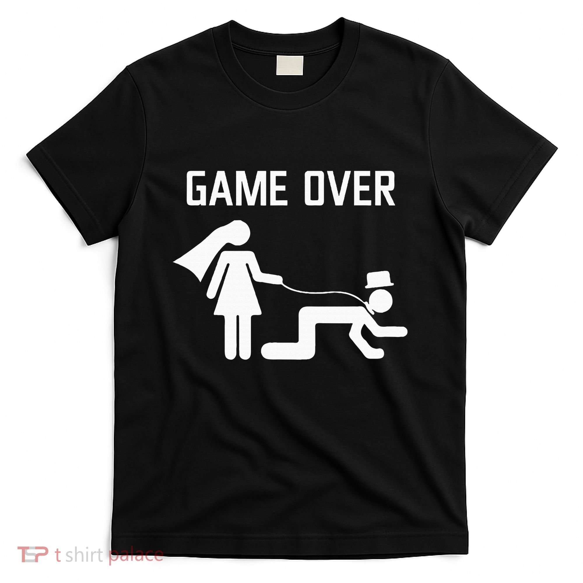 Funny Bride Groom Wedding Bachelor Bachelorette Party T-Shirt