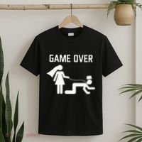 Funny Bride Groom Wedding Bachelor Bachelorette Party T-Shirt thumb 2