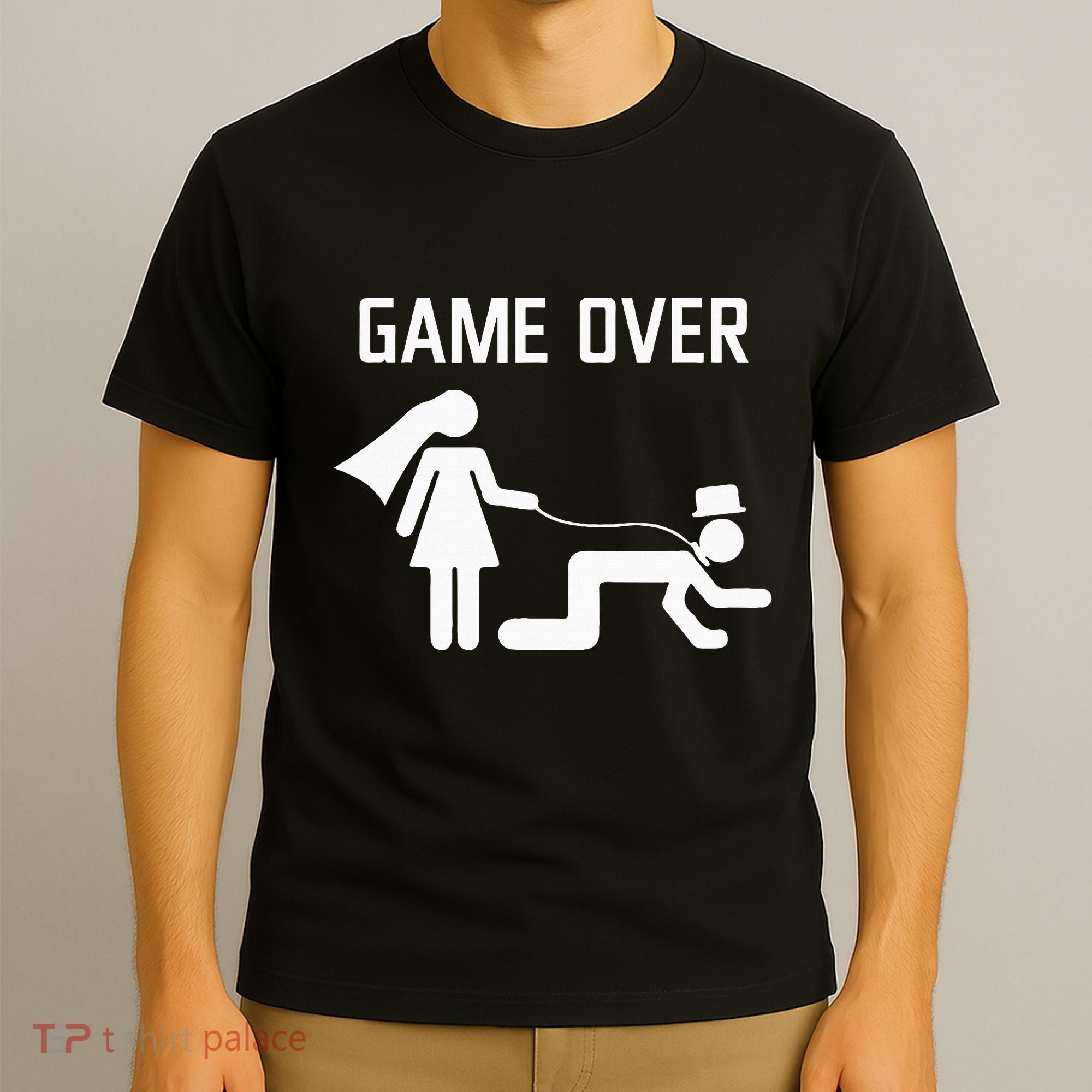 Funny Bride Groom Wedding Bachelor Bachelorette Party T-Shirt