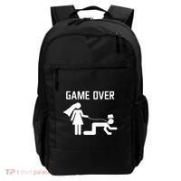 Funny Bride Groom Wedding Bachelor Bachelorette Party Backpack thumb 0