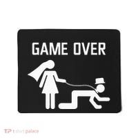 Funny Bride Groom Wedding Bachelor Bachelorette Party Mousepad thumb 0
