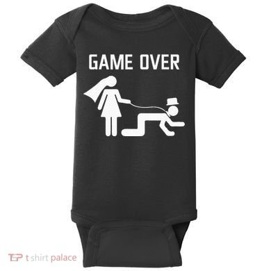 Funny Bride Groom Wedding Bachelor Bachelorette Party Baby Bodysuit