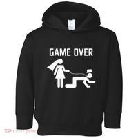 Funny Bride Groom Wedding Bachelor Bachelorette Party Toddler Hoodie thumb 0