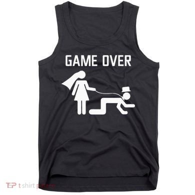 Funny Bride Groom Wedding Bachelor Bachelorette Party Tank Top
