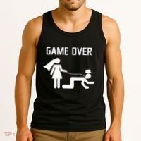 Funny Bride Groom Wedding Bachelor Bachelorette Party Tank Top thumb 3