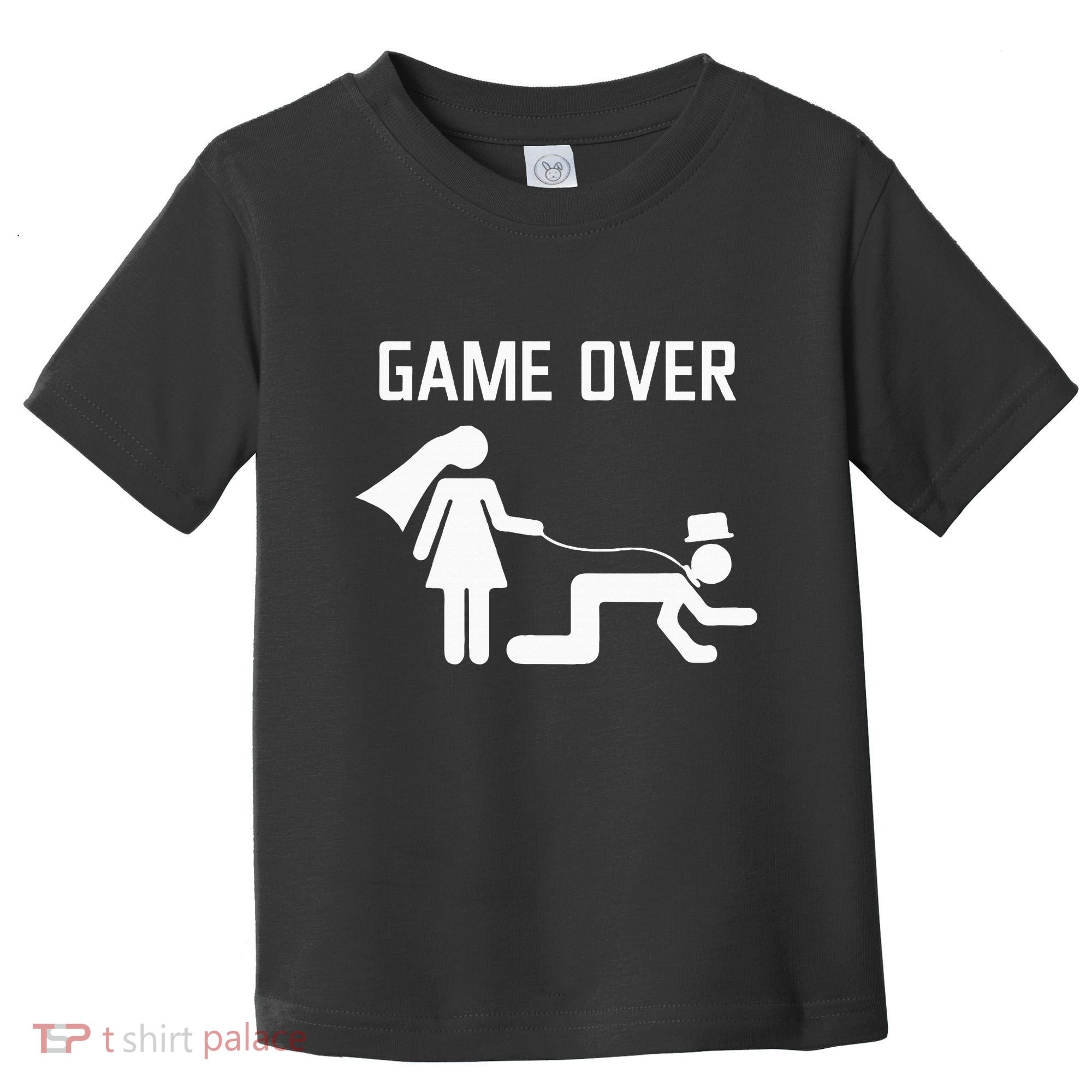 Funny Bride Groom Wedding Bachelor Bachelorette Party Toddler T-Shirt