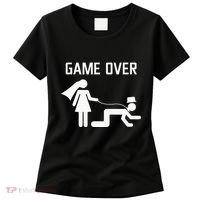Funny Bride Groom Wedding Bachelor Bachelorette Party Women's T-Shirt thumb 0