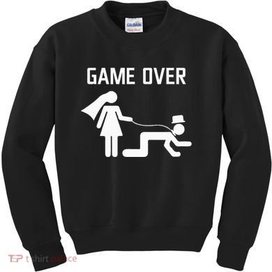 Funny Bride Groom Wedding Bachelor Bachelorette Party Kids Sweatshirt