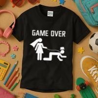 Funny Bride Groom Wedding Bachelor Bachelorette Party Kids T-Shirt thumb 3