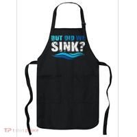 Funny Boating Gifts For Boat Owners But Did We Sink Apron thumb 0