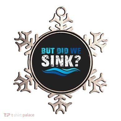 Funny Boating Gifts For Boat Owners But Did We Sink Ornament