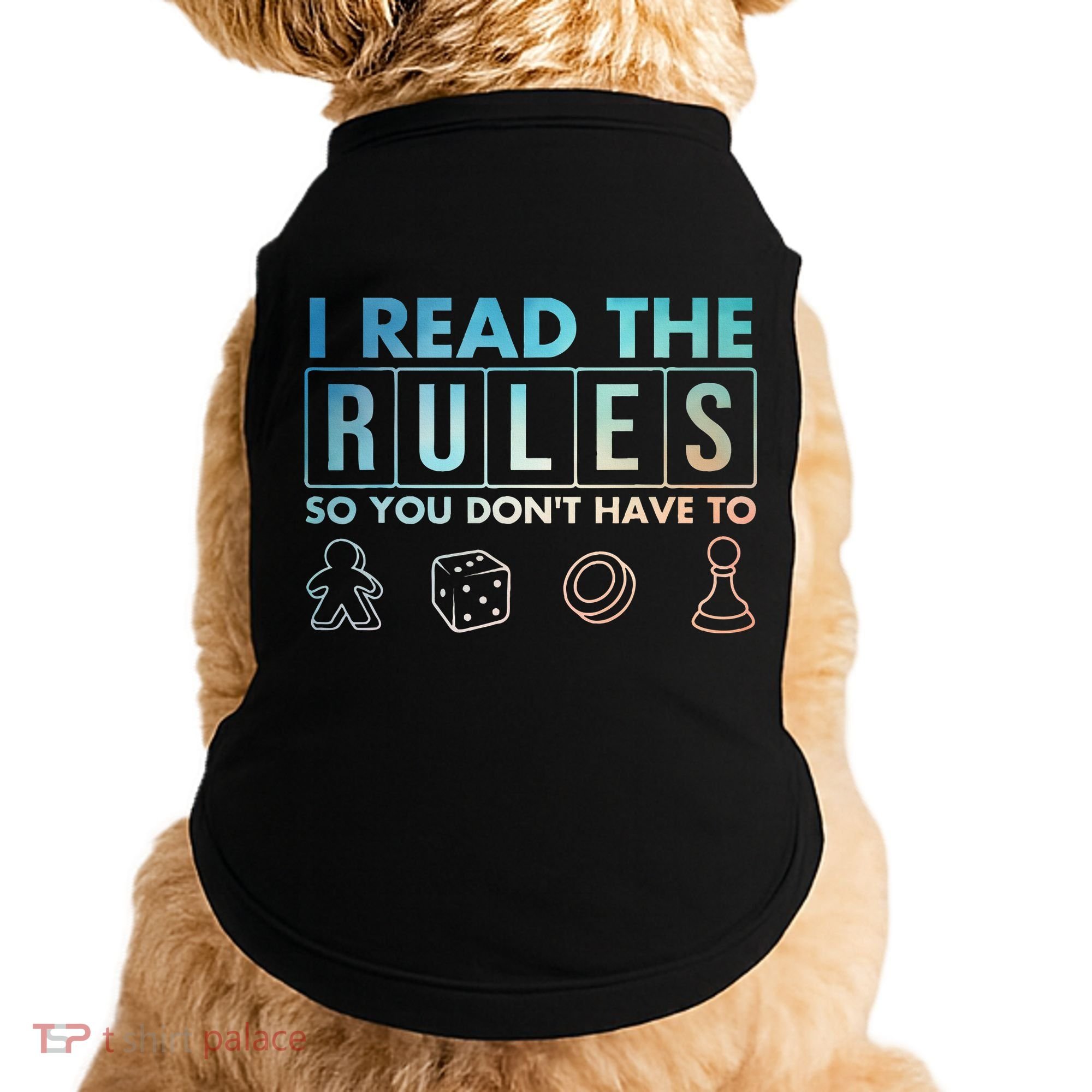Funny Board Games Art For  Lovers Board Gamer  Doggie Tank