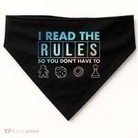 Funny Board Games Art For  Lovers Board Gamer  USA-Made Doggie Bandana thumb 0