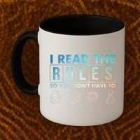 Funny Board Games Art For  Lovers Board Gamer  Coffee Mug thumb 2