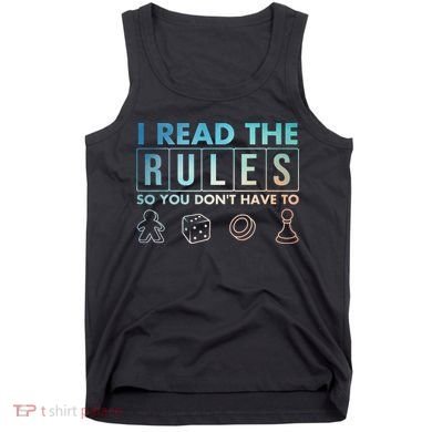 Funny Board Games Art For  Lovers Board Gamer  Tank Top