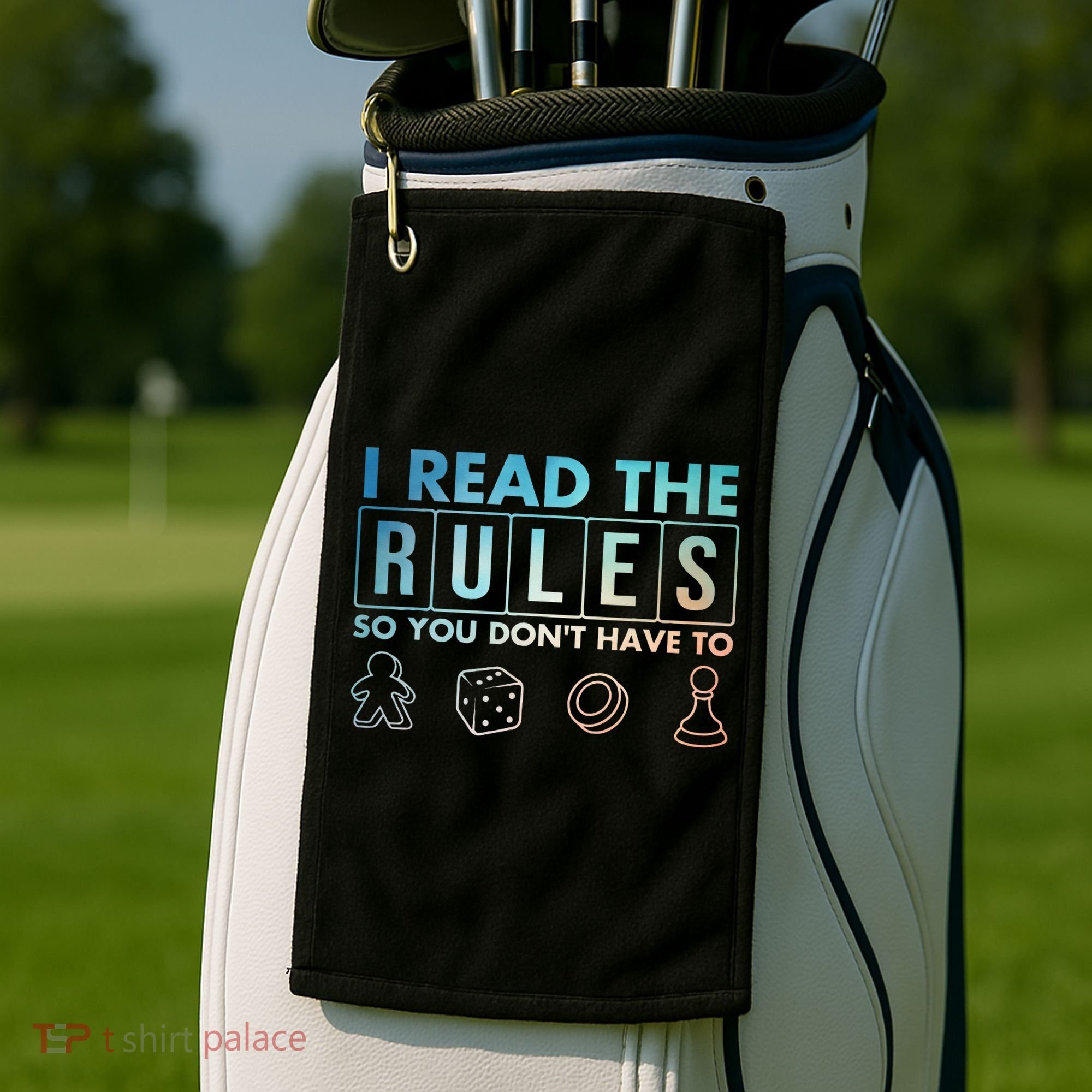 Funny Board Games Art For  Lovers Board Gamer  Golf Towel
