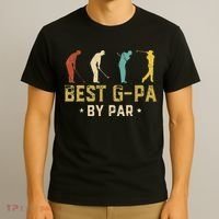 Funny Best GPa By Par Father's Day Gifts Golf T-Shirt thumb 3