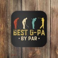 Funny Best GPa By Par Father's Day Gifts Golf Coaster thumb 0