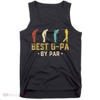Funny Best GPa By Par Father's Day Gifts Golf Tank Top thumb 0