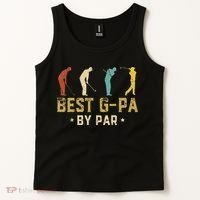 Funny Best GPa By Par Father's Day Gifts Golf Tank Top thumb 2