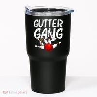 Funny Bowling Gift For Men Women Cool Gutter Gang Bowlers Tumbler thumb 0
