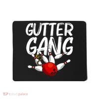 Funny Bowling Gift For Men Women Cool Gutter Gang Bowlers Mousepad thumb 0