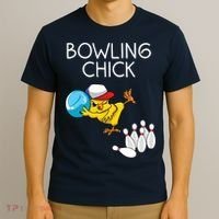 Funny Bowling Gift Women Cute Bowling Chick Sports Athlete T-Shirt thumb 3