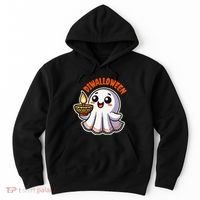 Fun Boo Ghost Lantern Diwali Deepavali Halloween Diwalloween Hoodie thumb 0