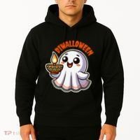 Fun Boo Ghost Lantern Diwali Deepavali Halloween Diwalloween Hoodie thumb 2