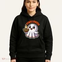 Fun Boo Ghost Lantern Diwali Deepavali Halloween Diwalloween Hoodie thumb 5