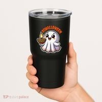 Fun Boo Ghost Lantern Diwali Deepavali Halloween Diwalloween Tumbler thumb 2