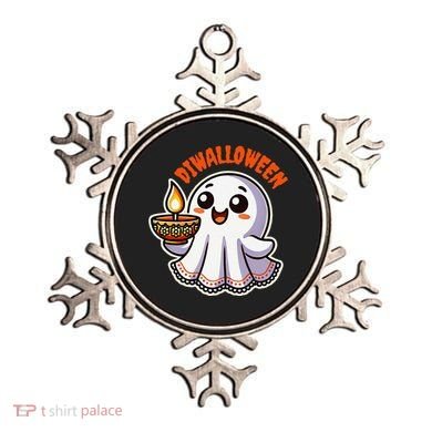 Fun Boo Ghost Lantern Diwali Deepavali Halloween Diwalloween Ornament