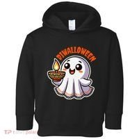 Fun Boo Ghost Lantern Diwali Deepavali Halloween Diwalloween Toddler Hoodie thumb 0