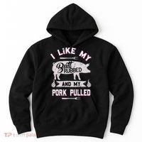Funny BBQ Grilling Quote Pig Pulled Pork Hoodie thumb 0
