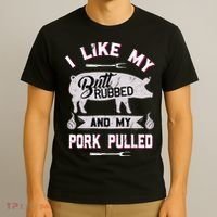 Funny BBQ Grilling Quote Pig Pulled Pork T-Shirt thumb 3