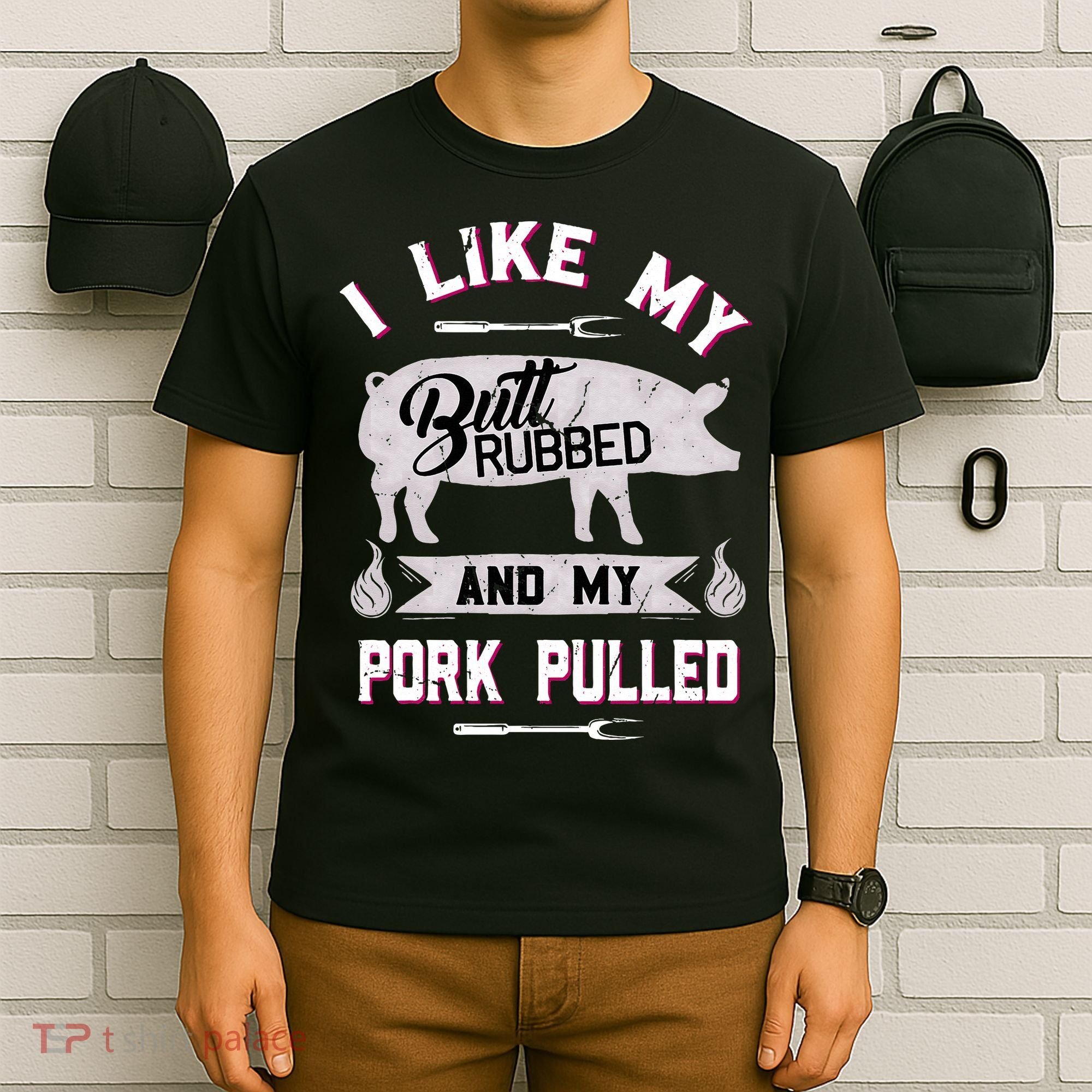 Funny BBQ Grilling Quote Pig Pulled Pork T-Shirt