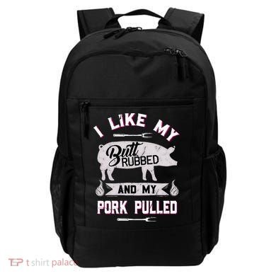 Funny BBQ Grilling Quote Pig Pulled Pork Backpack