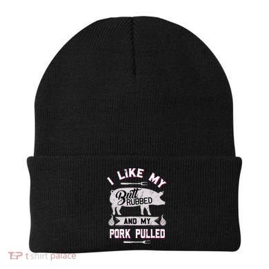 Funny BBQ Grilling Quote Pig Pulled Pork Beanie