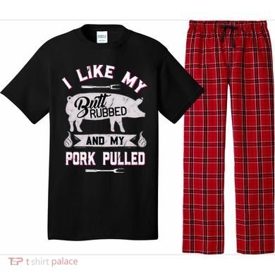 Funny BBQ Grilling Quote Pig Pulled Pork Pajama Set