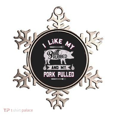 Funny BBQ Grilling Quote Pig Pulled Pork Ornament