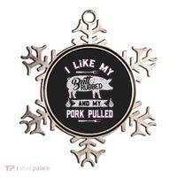 Funny BBQ Grilling Quote Pig Pulled Pork Ornament thumb 0